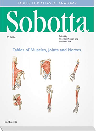 Sobotta Tables of Muscles, Joints and Nerves, English/Latin: Tables to 16th ed. of the Sobotta Atlas (English Edition)