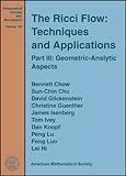 The Ricci Flow: Techniques and Applications (Mathematical Surveys and Monographs)