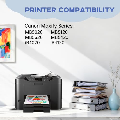 Image of Miss Deer PGI-2200XL Ink Cartridges for Canon PGI-2200 2200XL Ink | Work with Maxify MB5020 MB5320 MB5120 iB4120 and iB4020 Printers,8-Pack