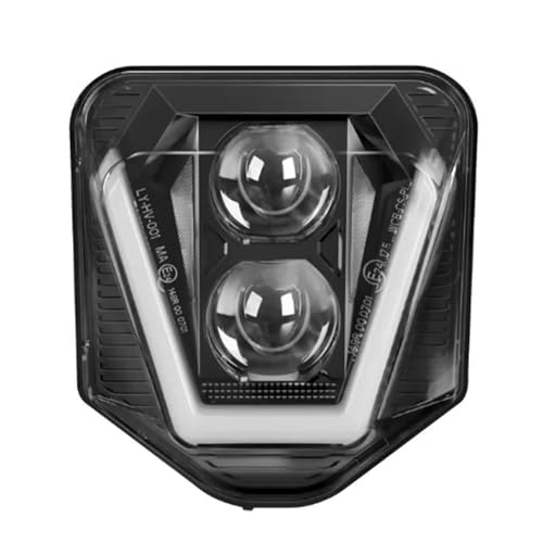 ZSHYTWE Faros Delanteros Moto Conjunto Faros LED Motocicleta Luces Altas Y Bajas DRL para 701 para Enduro para Supermoto FE 250 350 450 501 TE 150i 250i Faro Conjunto Faro
