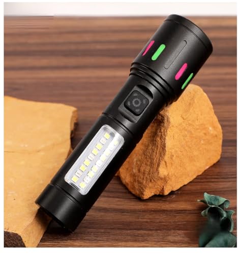 Generic Rechargeable Telescopic LED Torch Light with 6 Lighting Modes - Image 3