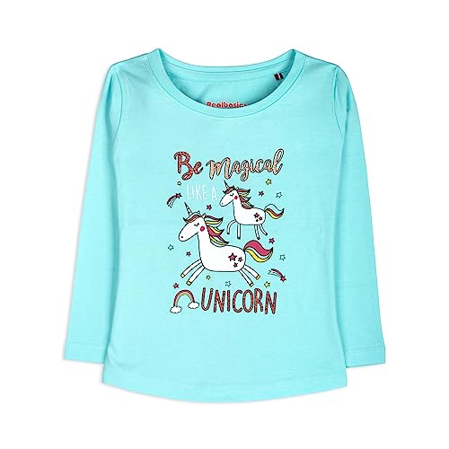 Image of Real Basics Girls Regular Fit Full Sleeves Tshirt (Pack of 3)