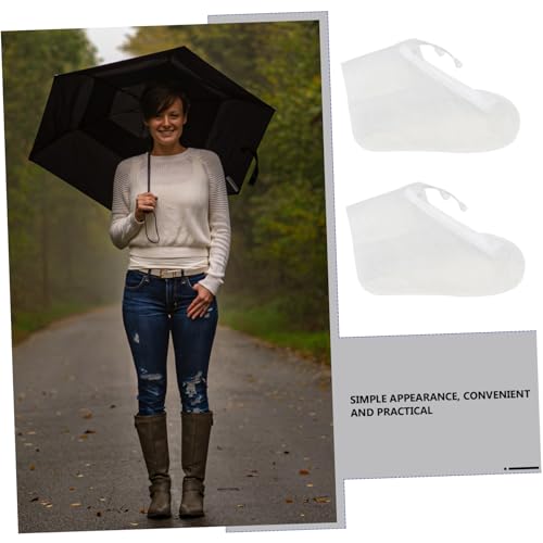 Cubierta antideslizante para zapatos LIFKOME de PVC reforzado para protección contra lluvia, ligera y duradera, para senderismo, camping y uso diario miniatura 6