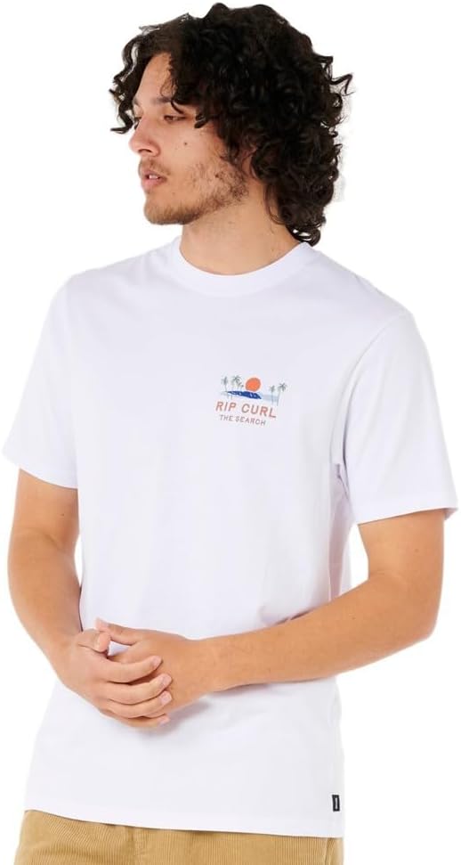 RIP CURL Aots Men's Cody Welsh T-Shirt White