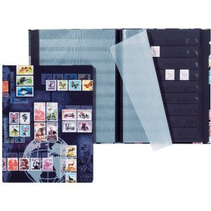 Preisvergleich Produktbild Pagna Briefmarkenalbum Porto A5 16 Seiten schwarze Blätter