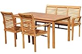ASS Edle TEAK XL Gartengarnitur "Alpen"