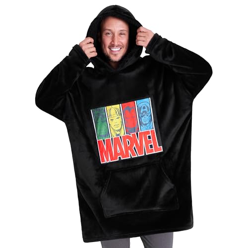 Marvel Sudadera Oversize Hombre - Sudaderas Polares Hombre