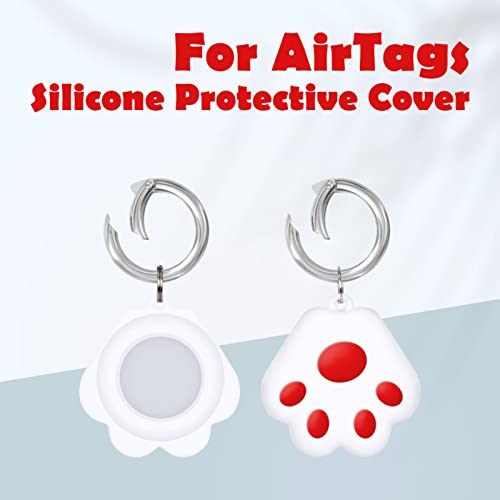 Substituição para Apple Airtags Tracker Cover Protetor de silicone Luva de proteção em aço inoxidáve