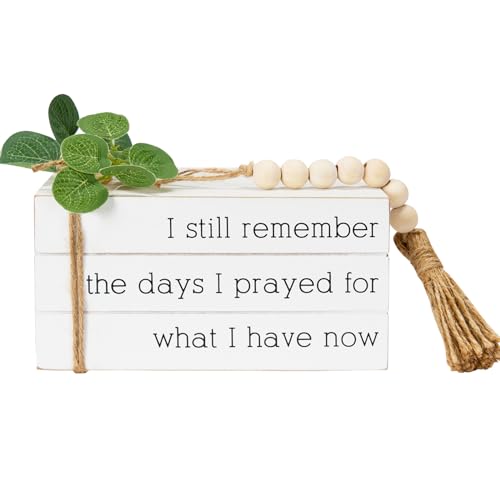 Decorative-Books-for-Home-Decor-Faux-Books-for-Table-DecorRustic-Farmhouse-Decor-Books-for-Shelf-Coffee-Table-Mantle-Decor-Fake-Books-with-Wood-Beads-String-I-Still Decorative Books for Home Decor Faux Books for Table DecorRustic Farmhouse Decor Books for Shelf Coffee Table Mantle Decor Fake Books with Wood Beads String I Still