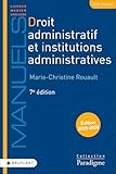  Droit administratif et institutions administratives - Les régimes politiques français et étrangers