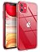 YOUMAKER Stylish Crystal Clear Case for iPhone 11, Anti-Scratch Shock Absorption Slim Fit Drop Protection Premium Bumper Cover Case for iPhone 11 6.1 inch (2019) - Clear