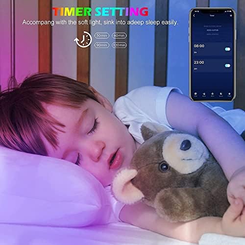 Tenmiro Led Lights for Bedroom 100ft(2 Rolls of 50ft) Smart Music Sync Color Changing LED Strip Lights with App and Remote Control RGB LED Strip, LED Lights for Room Home Party Decoration — view 3