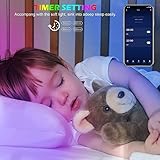 Tenmiro LED Strip 30m(15m×2), RGB LED Streifen Musik Sync Selbstklebend Led Lichterkette mit Fernbedienung und APP, Dimmbar Farbwechselnd Timer Led Band für Gaming,Party,Zimmer Deko