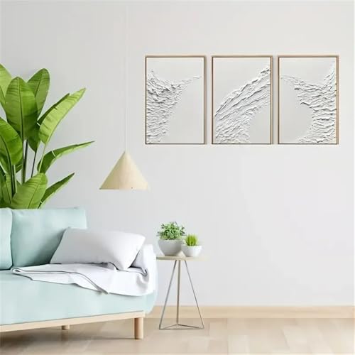Lienzo abstracto para decoraci&oacute;n de sala de estar moderna y dormitorio de matrimonio elegante 5