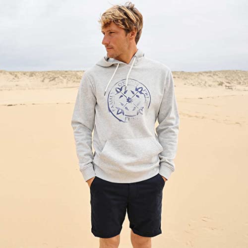OXBOW O1SAVIOR Sweat à Capuche imprimé Gris Chiné XXL - Image 8