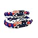 International Charms 2016 Olympic Edition Australia Paracord Bracelet (2) Pack Blue/White/Red with Australian Flag Dogtag (Australia)