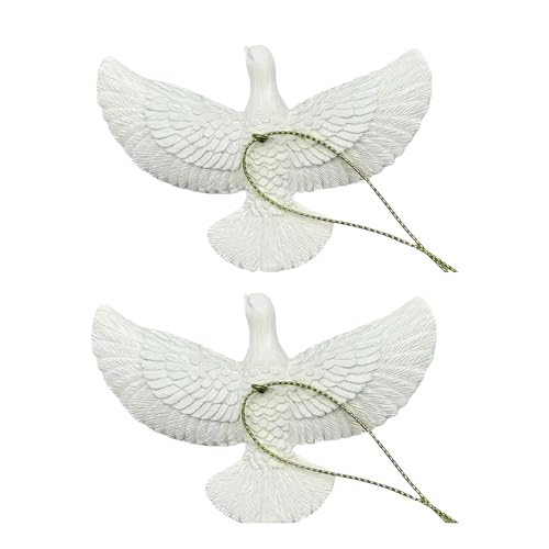 2 Turtle Doves Christmas Tree Decoration Bauble Ornaments For The Home when Alone Xmas Tree Hanging Decor Xmas A Symbol Of Forever Friends 2 PCS