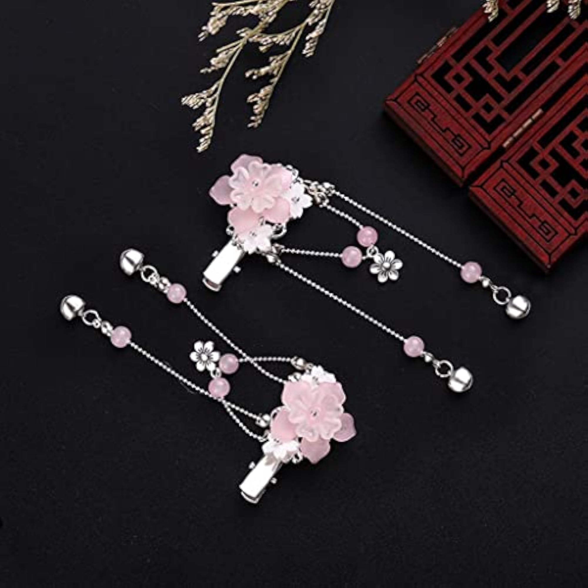 30/100Pack Flat Single Prong Alligator Hair Clips, DIY Bows