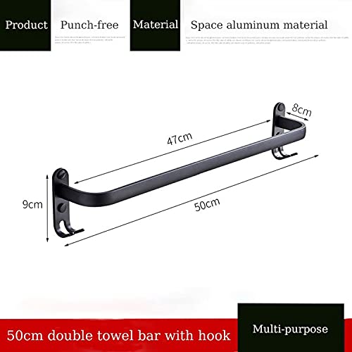 Ninevi Bagno Portasciugamani 50CM, Autoadesivo