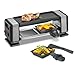 Produktbild Küchenprofi Raclette VISTA2 PLUS, Raclette 2 Personen, erweiterbar bis zu 3 Geräten, Edelstahl, Antihaftbeschichtete Grillplatte, je 2 Raclette Pfännchen & Spatel, Raclette für 2 Personen
