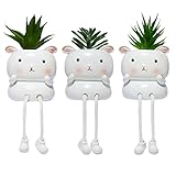 Idéal pour la décoration de la maison : les plantes artificielles en pot sont parfaites pour être exposées sur les étagères, les étagères, les cintres de salon, les tables basses, les tables à manger, les armoires, les comptoirs, les bureaux, les cuisines, les rebords de fenêtre, les couloirs et tout autre endroit. Elles peuvent être intégrées à différents endroits. C'est une bonne aide pour la décoration de la maison.