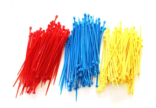 Lote de bridas de colores, nylon, para diversas utilidades de marcaje y poder diferenciar 100 de cada color aproximadamente Cover