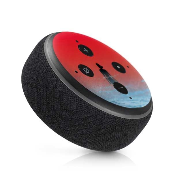 Skinit Decal Audio Skin Compatible with Amazon Echo Dot 3 - Officially Licensed Marvel Black Widow No More Secrets Design