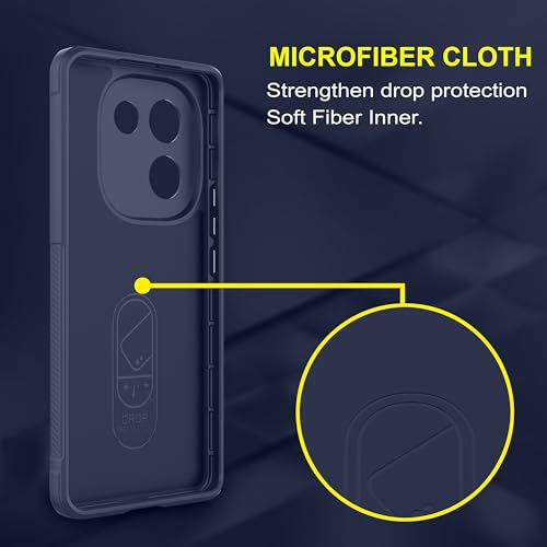 Image of Zapcase Back Case Cover for Poco M7 Pro 5G | Compatible for Poco M7 Pro 5G Back Cover | Liquid Silicon Magic Case with Camera Protection | Sapphire