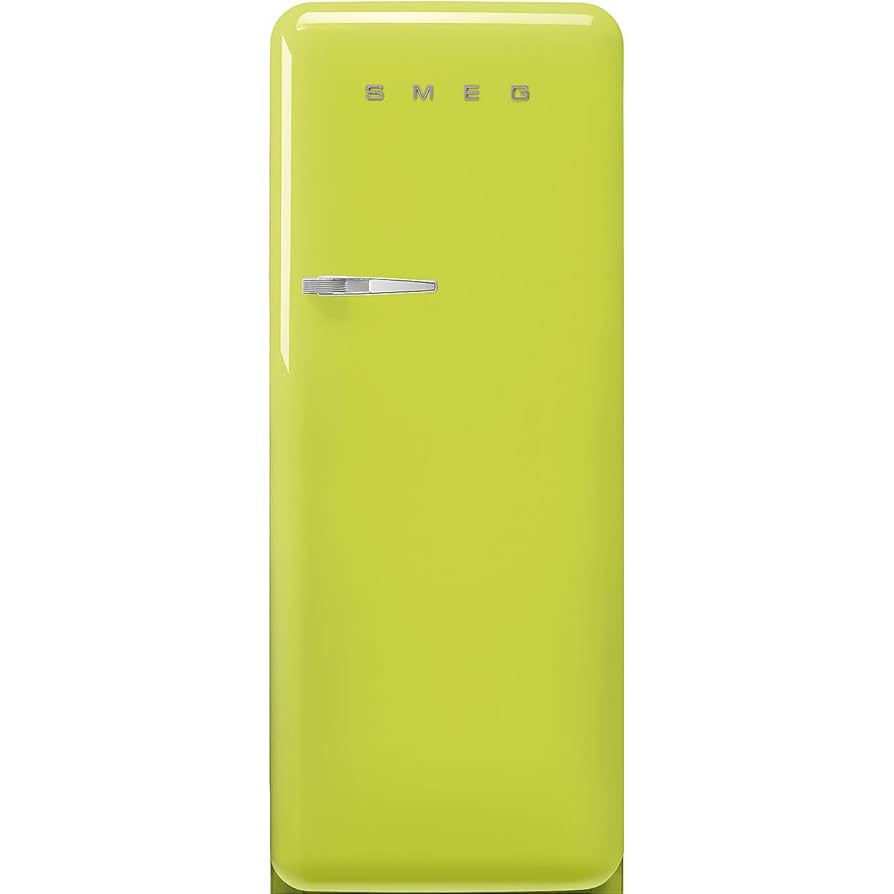 Amazon | 【日本正規品】SMEG スメッグ 冷蔵庫 (ライムイエロー
