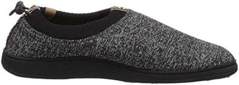 Acorn Women's Explorer Water Repellent Moc Slipper with Adjustable Toggle, Black Heather, Large Review | Image 5