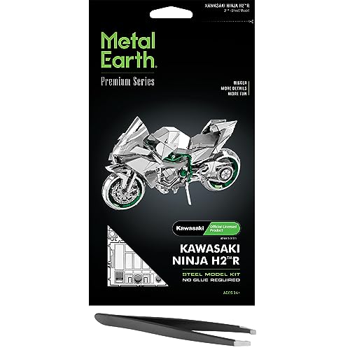 Kawasaki Ninja H2R Metal Earth Premium Series en acier découpé au laser