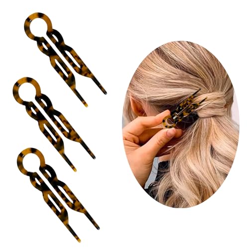 Lialysoff Hair Pin, 2025 New Lialys Hair Pin, HairPin, U-shaped Grip Hairpins, Suitable for All Women's Hair Styles, Hair Styling Accessories (A)