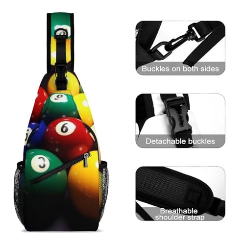 Mochila tipo bandolera deportiva blanca para senderismo y uso casual miniatura 3