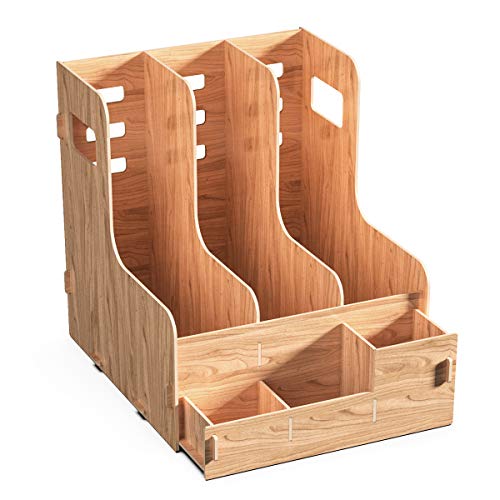 JOPOO Magazine File Houder Bureau Organizer Opslag Document Rack voor School Student - Image 3