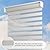 PURPLE LEAF Louvered Pergola Accessory 13 Feet Side Roller Blinds Adjustable Screen Rainproof UV Resistant Privacy Sun Side Shade, Pergola Not Included