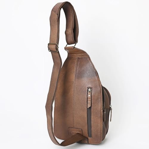 American Darling Portfolio Bag Hand Tooled Genuine Leather Western Women | Student for Sketches4