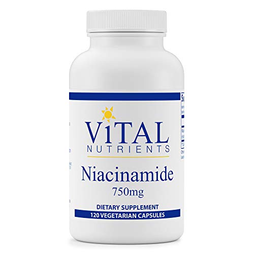 Vital Nutrients - Niacinamide - Helps to Moderate Occasional Stress and Supports Normal Joint Function - 120 Capsules per Bottle - 750 mg