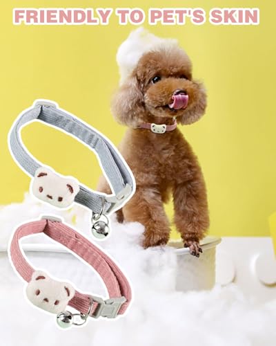 TPZORJX 3er-Pack Katzenhalsbänder –kitten halsbänder,katze halsband, Katzenhalsbänder mit Glöckchen, verstellbare Fliege-Halsbänder für Jungen und Mädchen, katzen fliege,süßes Halsband-Zubehör