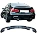 IKON MOTORSPORTS, Rear Diffuser Compatible with 2012-2018 BMW F30, M-Tech M Sport Rear Bumper Lip Diffuser Single Muffler Dual Out, 2013 2014 2015 2016 2017
