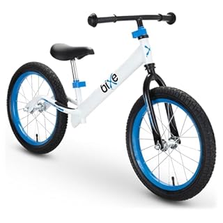Bixe Balance Bike - 40.6 cm (16") Big Kids' Training Bikes - Kids Balance Bike Designed for Children Ages 4 to 9 - No Pedal Push Bicycle for Boys or Girls - Blue