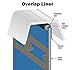 Smartline Bedrock 15-Foot Round Liner | Overlap Style | 48-to-52-Inch Wall Height | 25 Gauge Virgin Vinyl | Designed for Steel Sided Above-Ground Swimming Pools
