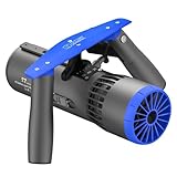 BuddyRC Edge K5 Underwater Scooter for Adults with Action Camera Mount，3-Speed Control Sea Scooter Dual Motors Water Scooter 50M Waterproof for Pool Scuba Diving Snorkeling Sea Adventures(Blue)