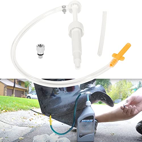 JIAD Marine Lower Unit Gear Lube Pump For Standard Quart Bottles Fits All Mercury and Mariner Outboards