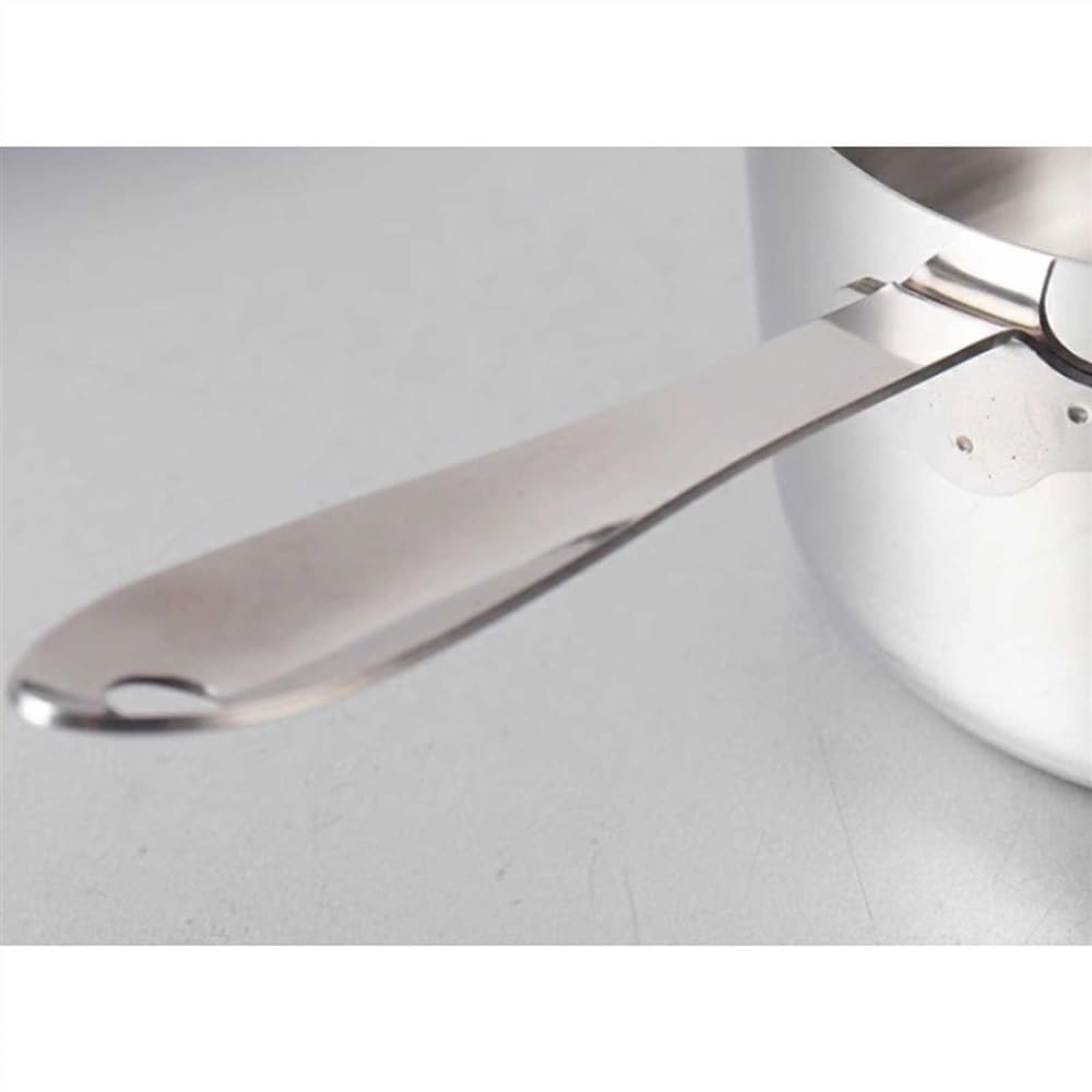 Cuchara medidora de acero inoxidable 400 ml/600 ml/1000 ml, cuchara pequeña for café(S Silver,Silver)