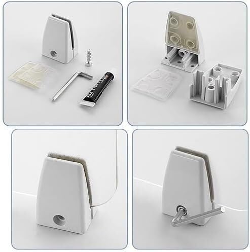 Panneau de séparation de bureau en acrylique avec clip – Cloison d'intimité pour salles de classe et bureaux, écran d'étude, séparateur d'espace de travail, panneau acoustique
