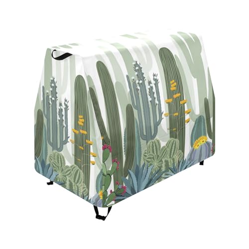 susiyo Chic Green Tropical Cactus Cover for Water Table Outdoor Oxford Cover Protect from Sun Rain Wind(Cover Only)