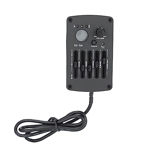 Ecualizador de 5 bandas JTLB SE-5N con afinador y captador para guitarra acústica, kit de accesorios para instrumentos musicales miniatura 1