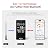 BBQOVN Smart WiFi Wireless Meat Thermometer, Sub-1G 656FT Range, 7-Sensor Probe, Standalone LED Base, IP68 Waterproof, APP Remote for BBQ Grill Smoker Oven