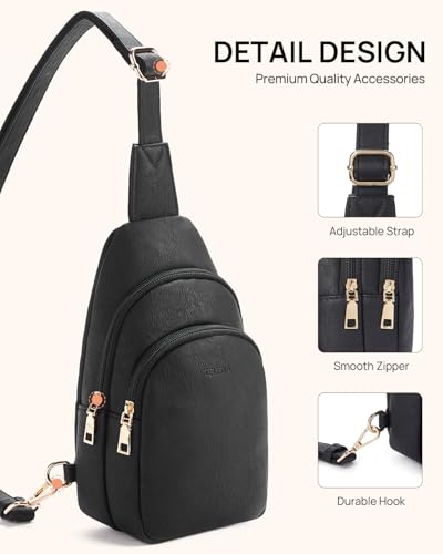 Image of Telena Crossbody Bags for Women Leather Cross Body Sling Bag for Woman Travel