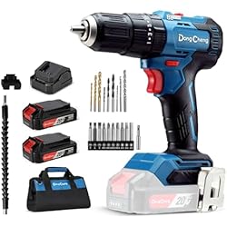 Dong Cheng 20V Brushless Heavy-duty Impact Drill, 443 in-lbs, 27000 IPM, 1/2